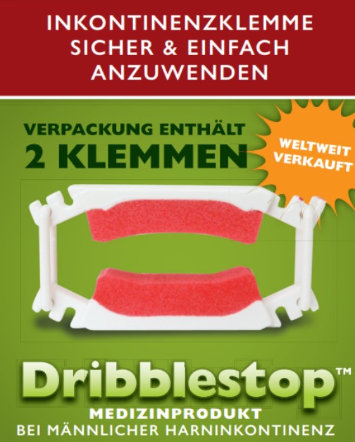 Dribblestop™ - Penisklemme, Verpackung